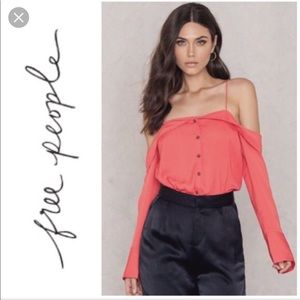 NWOT Free People Walk This Way Top
